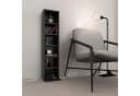 TARGET HOME CD-Regal Schwarz Platzsparendes Aufbewahrungsregal Bild 1