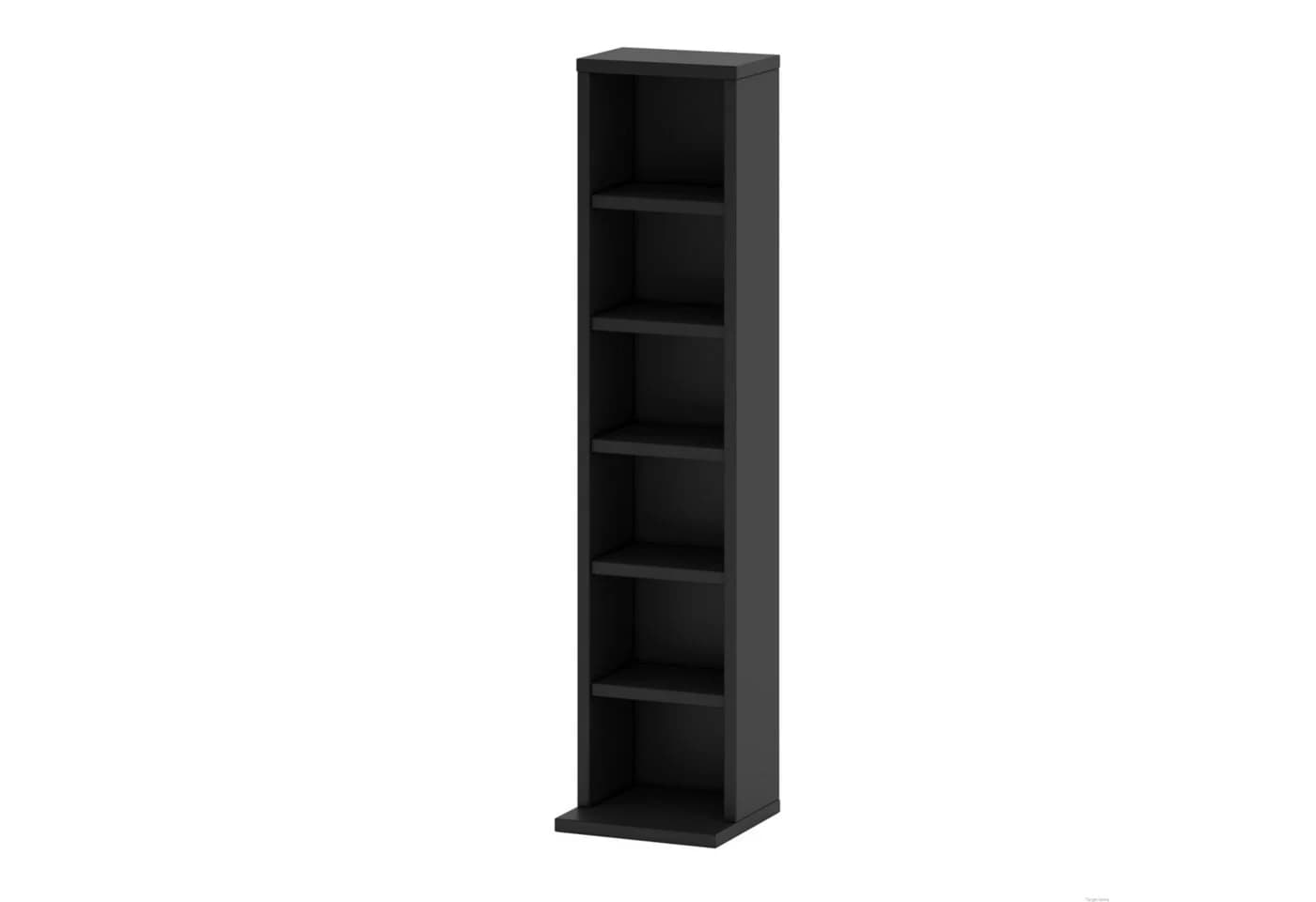 TARGET HOME CD-Regal Schwarz Platzsparendes Aufbewahrungsregal - Bild 4