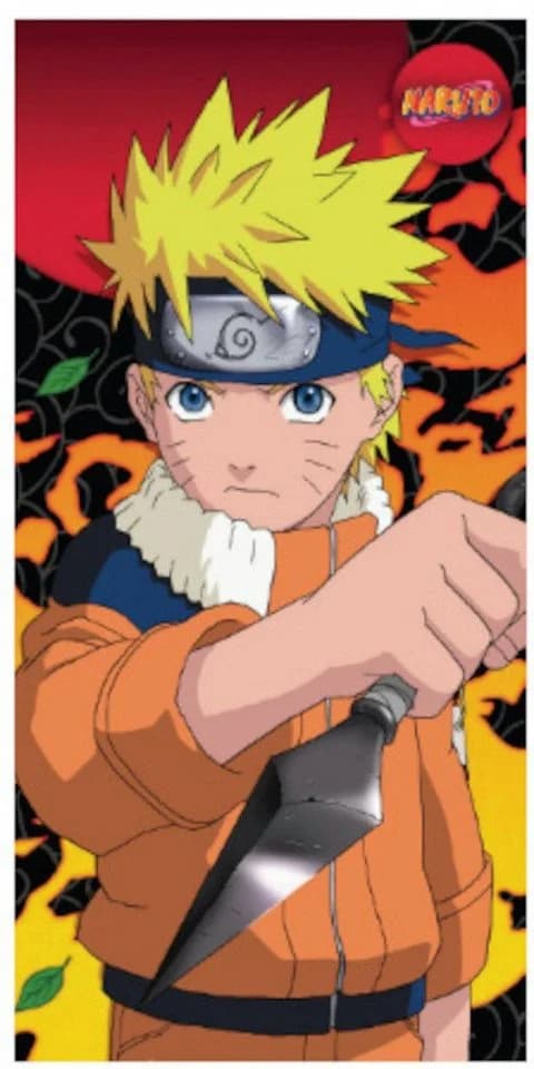 Naruto Badetuch 70x140 cm 100% Baumwolle Anime Design