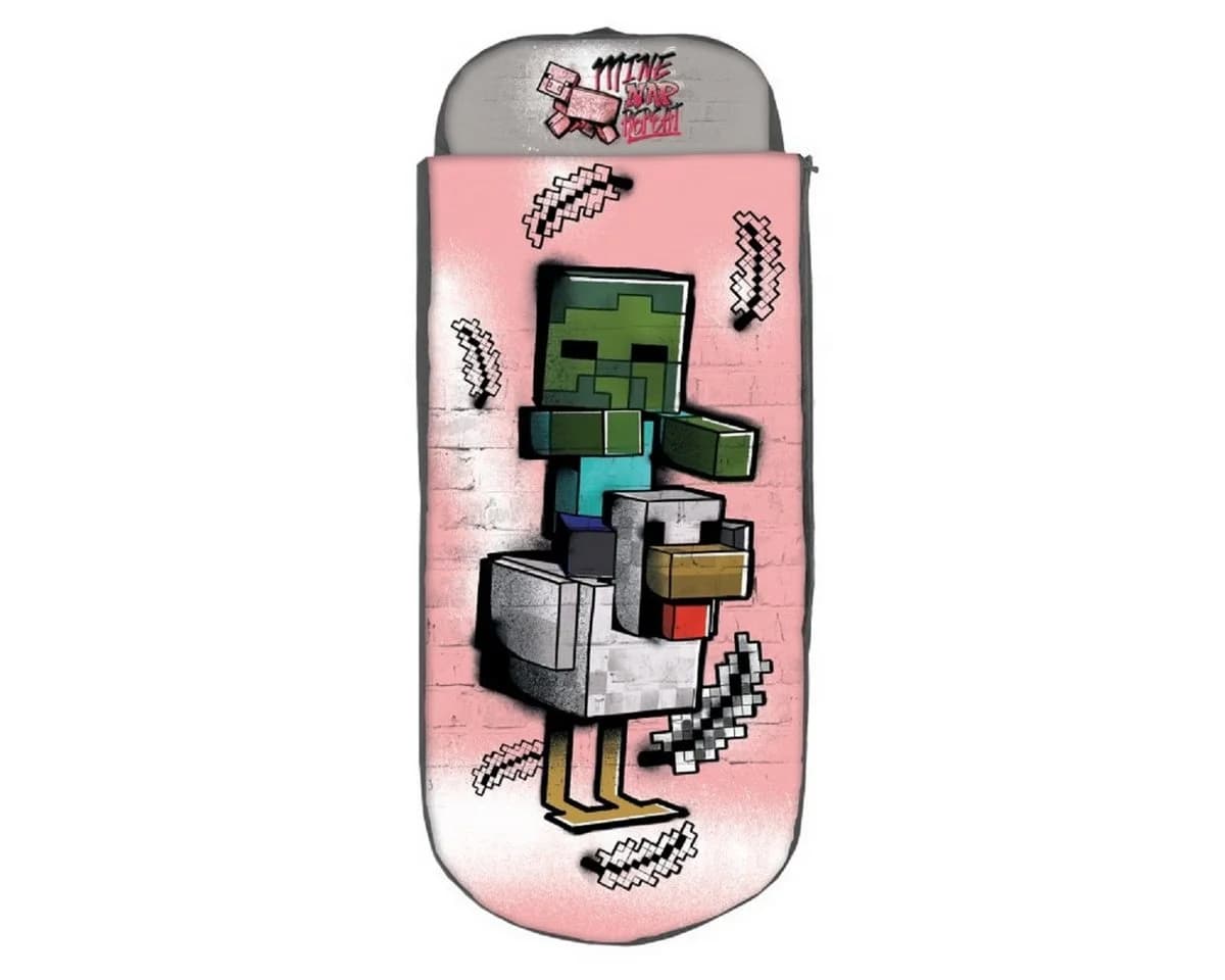 Minecraft Kinderschlafsack mit Luftmatratze 150x62x20 cm - Bild 2