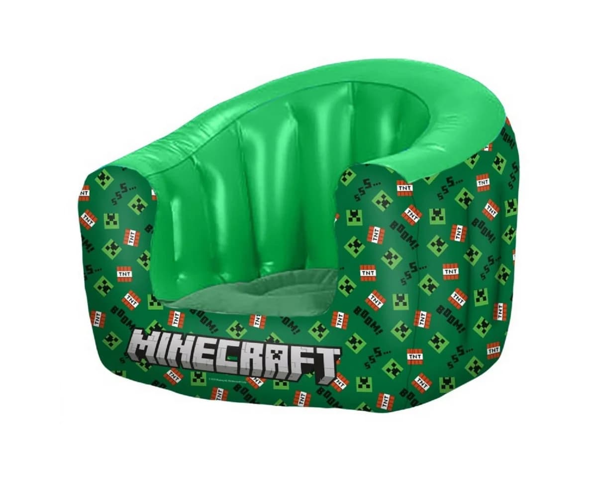 Minecraft Aufblasbarer Kindersessel Bunt