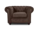 Sofnet Ohrensessel Asti 1 Chesterfield Braun Chenille Bild 2