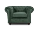 Sofnet Ohrensessel Asti 1 Chesterfield Sessel Grün Chenille Bild 2