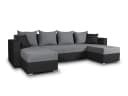 Sofnet Wohnlandschaft Beno U-Form Ecksofa mit Schlaffunktion und Bettkasten Bild 1