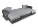 Sofnet Wohnlandschaft Beno U-Form Ecksofa mit Schlaffunktion und Bettkasten Bild 3