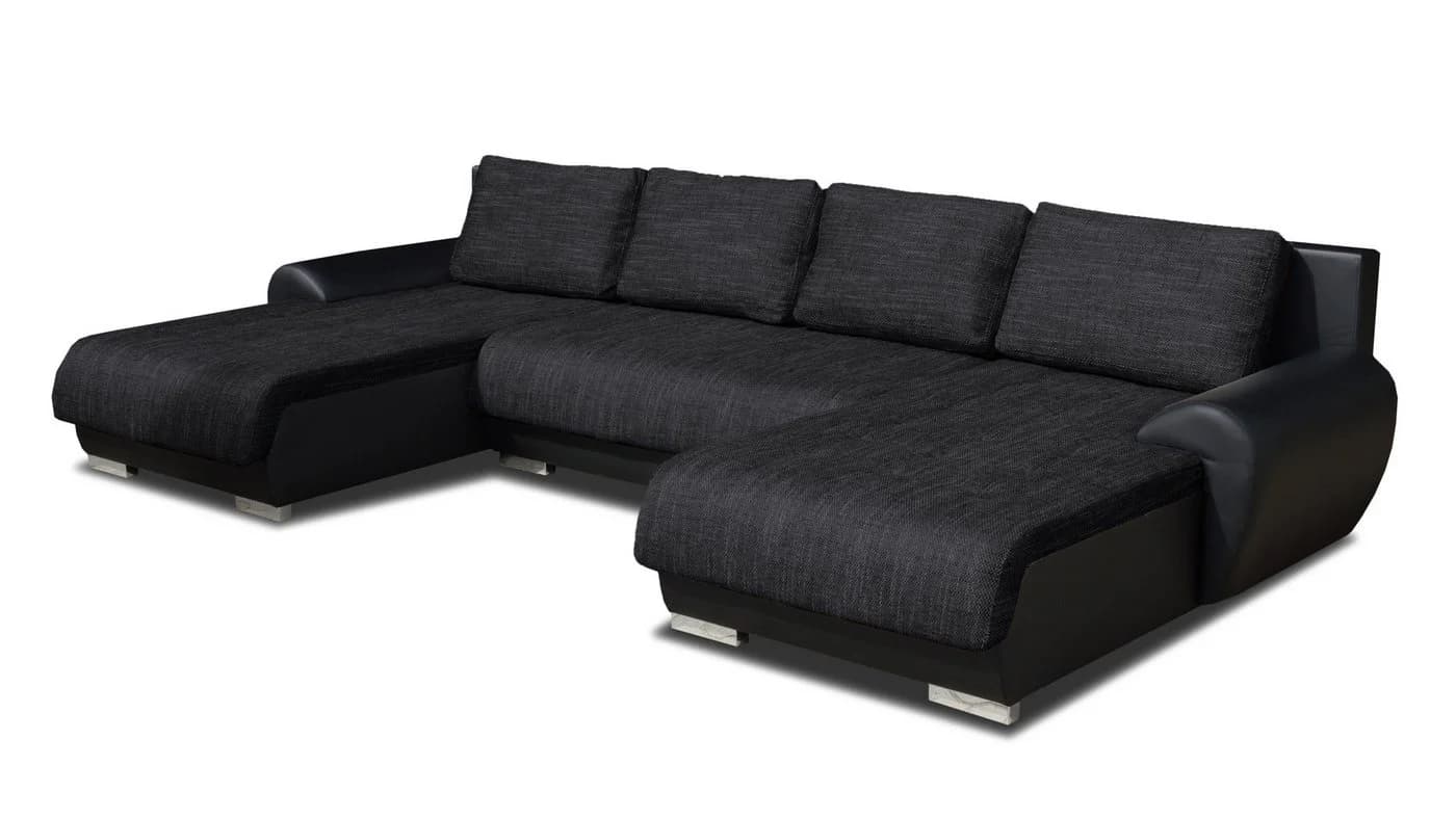 Sofnet Wohnlandschaft Otis U-Form Ecksofa mit Schlaffunktion