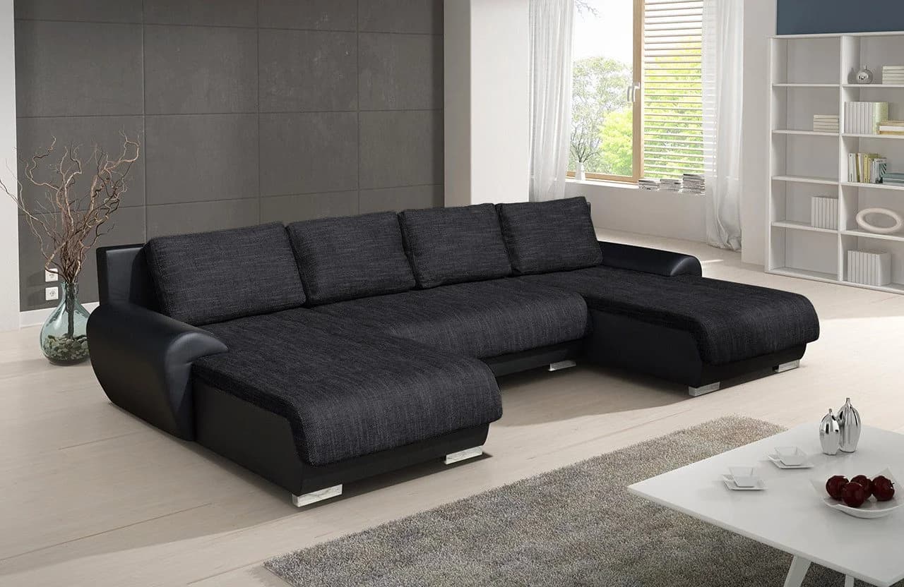 Sofnet Wohnlandschaft Otis U-Form Ecksofa mit Schlaffunktion - Bild 2