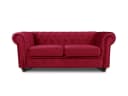Sofnet Sofa Asti 2-Sitzer Chesterfield Bluvel Braun Bild 2