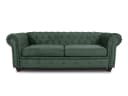 Sofnet Sofa Asti 3 Chesterfield Sofa 3-Sitzer Grün Chenille Bild 2