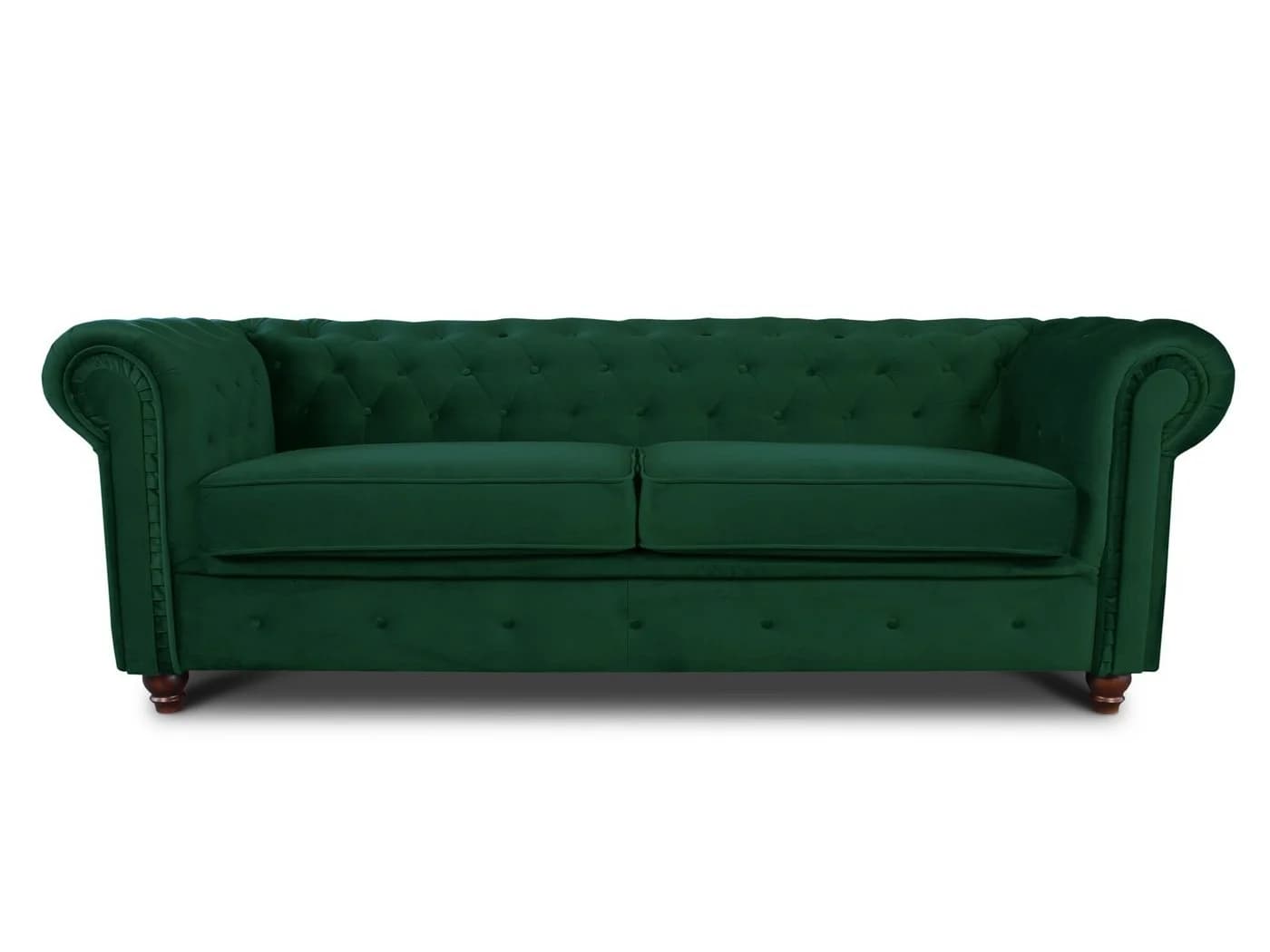 Sofnet Sofa Asti 3 Chesterfield Sofa 3-Sitzer Bluvel Velours - Bild 2