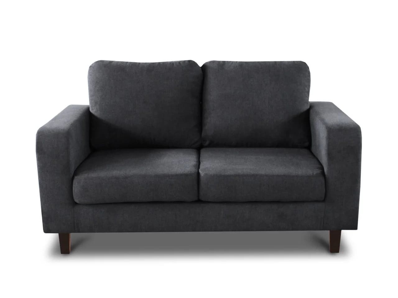 Sofnet Sofa Kera 2 Grau Velours 2-Sitzer Loungesofa - Bild 2