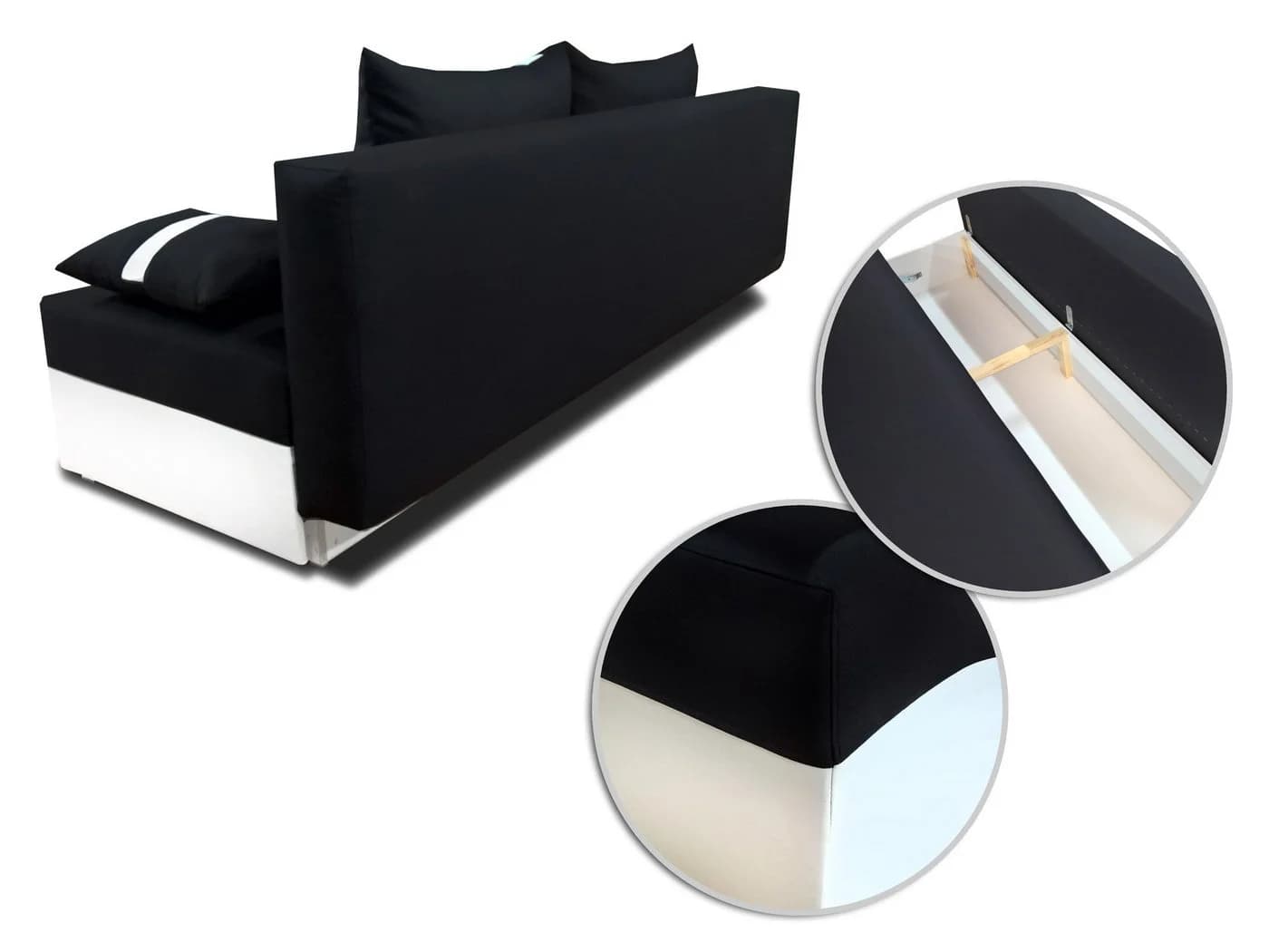Sofnet Schlafsofa Dario mit Schlaffunktion und Bettkasten - Bild 4