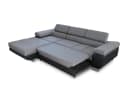 Sofnet Ecksofa Divo mit Schlaffunktion, Bettkasten & Kopfstützen Weiß Bild 3