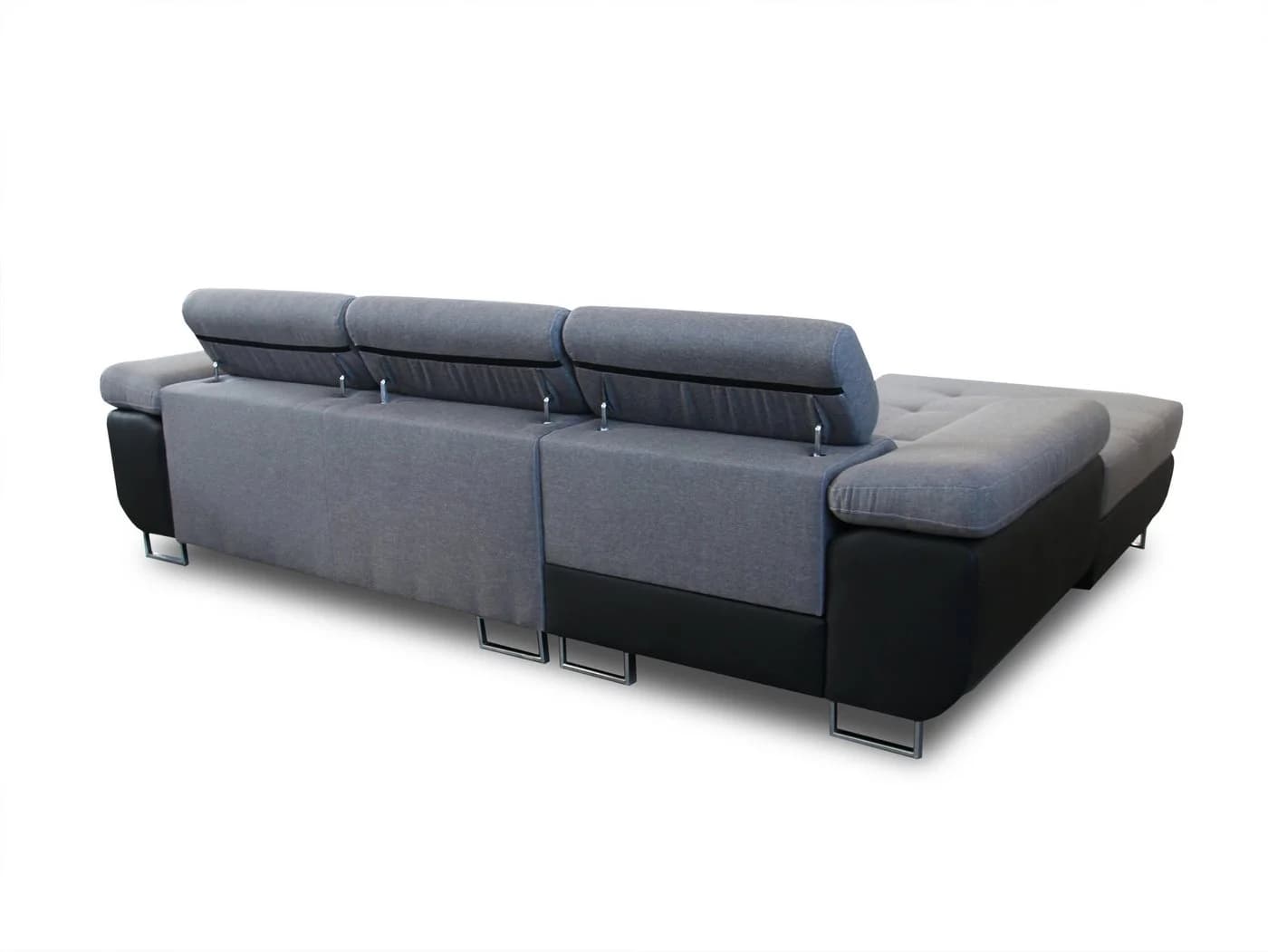 Sofnet Ecksofa Divo mit Schlaffunktion, Bettkasten & Kopfstützen Weiß - Bild 5