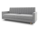 Sofnet Schlafsofa Sara Grau mit Schlaffunktion und Bettkasten Bild 1