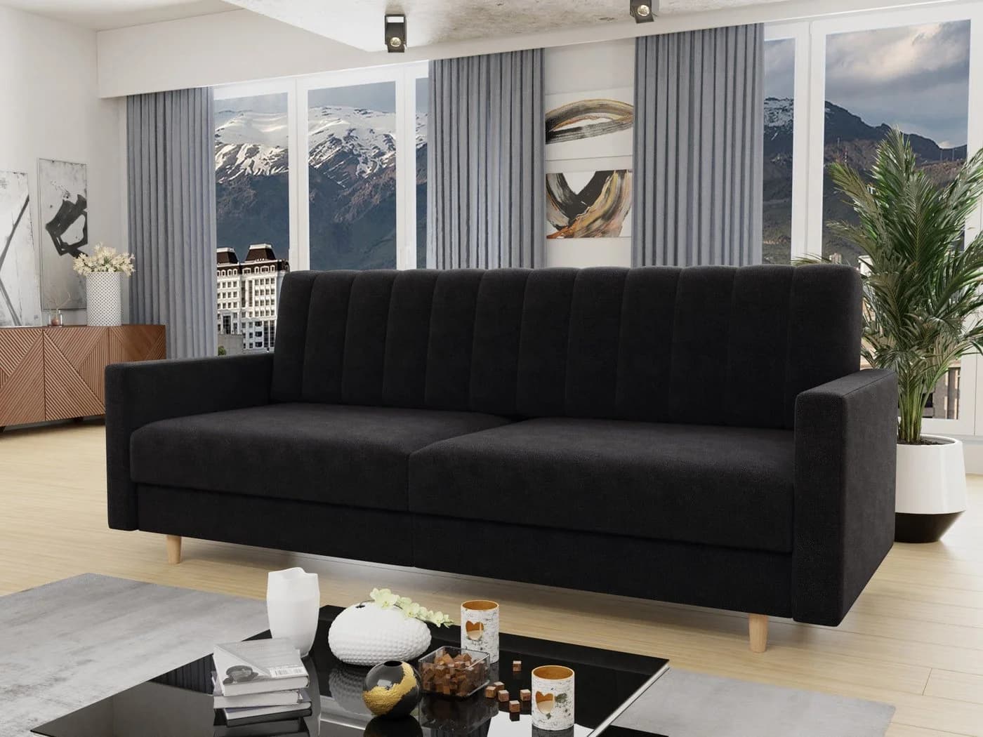 Sofnet Schlafsofa Sara mit Schlaffunktion und Bettkasten - Bild 2