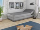 Sofnet Polsterbett Andre mit Bettkasten und Bonell-Matratze - Schlafsofa Grau Bild 1