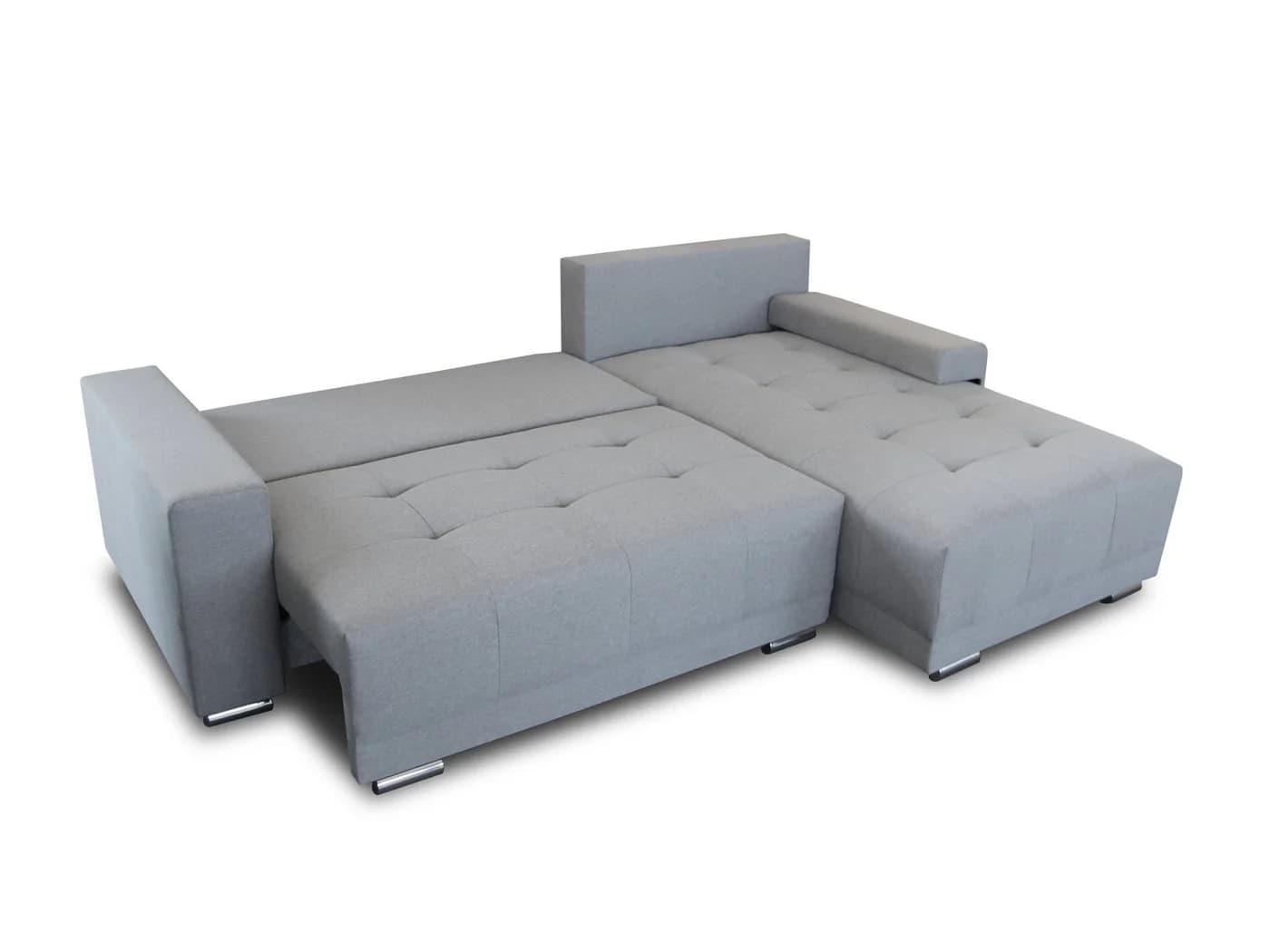 Sofnet Ecksofa Pavo Grau mit Schlaffunktion und Bettkasten - Bild 3