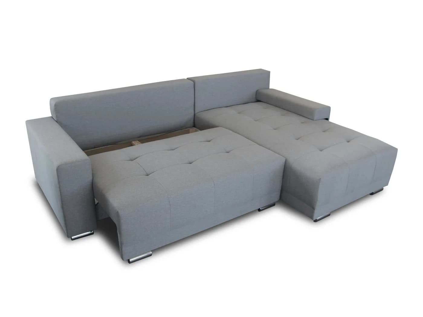 Sofnet Ecksofa Pavo Grau mit Schlaffunktion und Bettkasten - Bild 4