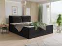Sofnet Boxbett Egro mit Bettkästen, Matratze & Topper Schwarz Bild 2