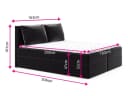 Sofnet Boxbett Egro mit Bettkästen, Bonell-Matratze und Topper Bild 4