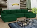 Sofnet Wohnlandschaft Faris U Ecksofa mit Schlaffunktion und Bettkasten Bild 2