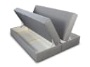 Sofnet Boxbett Base Grau mit Bettkästen und Bonnell-Matratze Bild 3