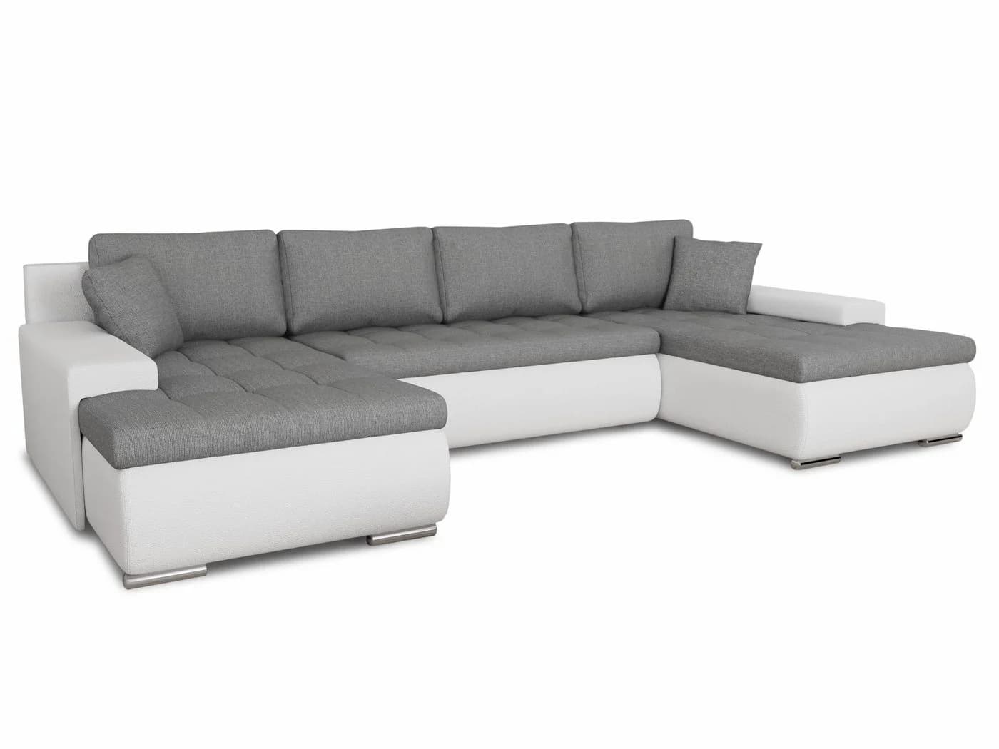 Sofnet Wohnlandschaft Faris U - Ecksofa mit Schlaffunktion und Bettkasten