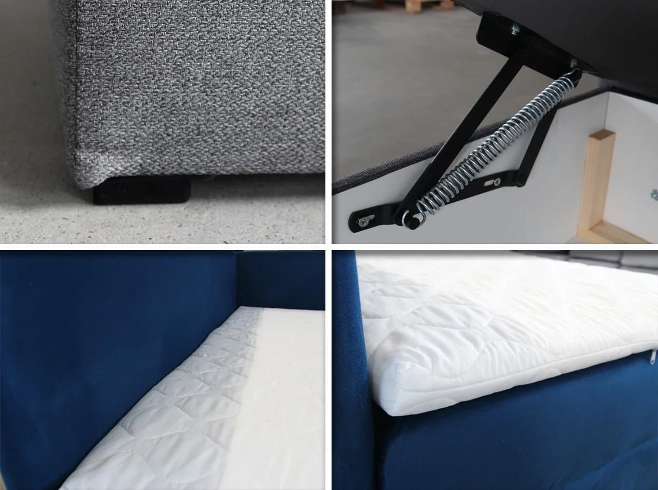Sofnet Boxbett Flame mit Bettkasten, Bonell-Matratze und Topper - Bild 5