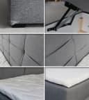 Sofnet Boxbett Best Mini mit Bettkasten und Matratze - Blau Bild 4