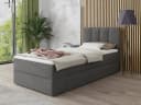 Sofnet Boxbett Star Mini mit Bettkasten und Bonell-Matratze Grau Bild 2