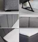Sofnet Boxbett Star Mini mit Bettkasten und Bonell-Matratze Grau Bild 4