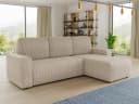 Sofnet Ecksofa Roma L Beige mit Schlaffunktion und Bettkasten Bild 2