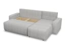 Sofnet Ecksofa Roma L Beige mit Schlaffunktion und Bettkasten Bild 4