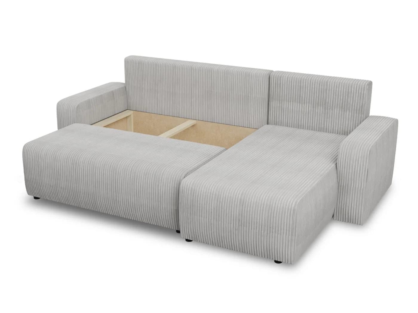 Sofnet Ecksofa Roma L Beige mit Schlaffunktion und Bettkasten - Bild 4
