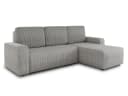 Sofnet Ecksofa Roma L Grau mit Schlaffunktion und Bettkasten Bild 1