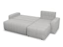 Sofnet Ecksofa Roma L Grau mit Schlaffunktion und Bettkasten Bild 3