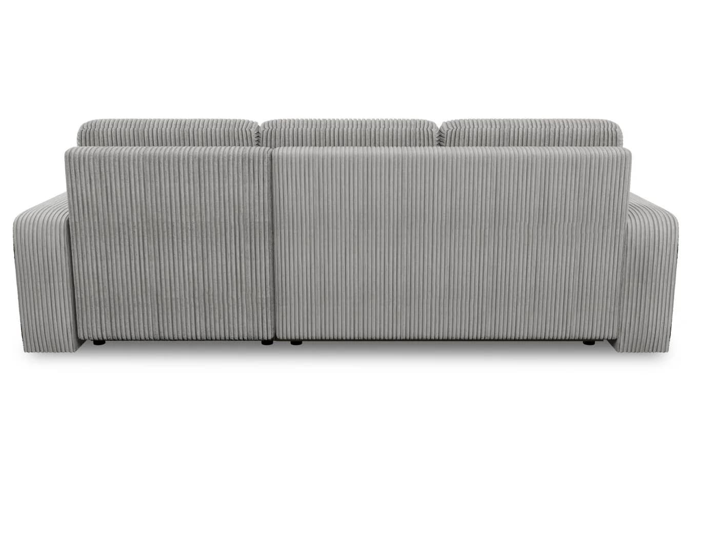Sofnet Ecksofa Roma L Grau mit Schlaffunktion und Bettkasten - Bild 5