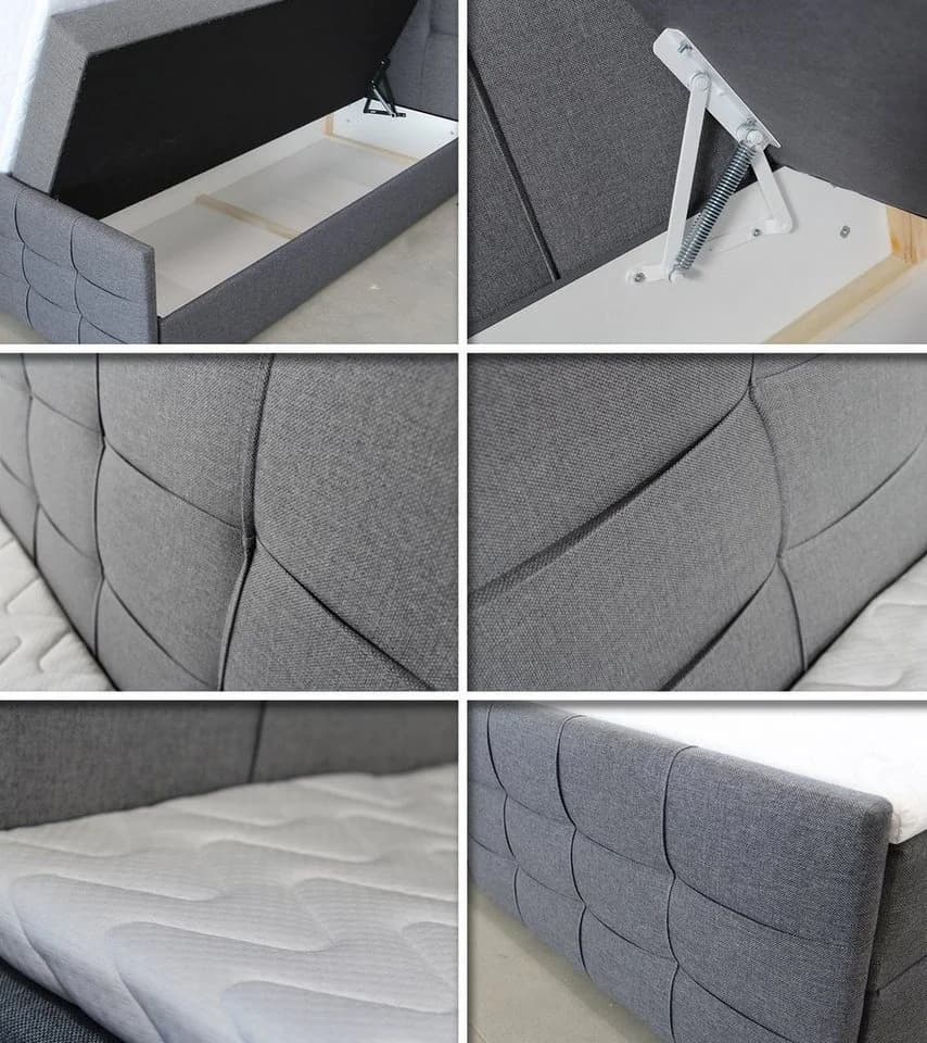 Sofnet Boxbett Best Lux mit Bettkästen und Bonell-Matratze - Bild 4