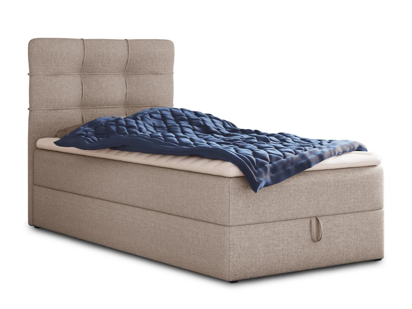 Sofnet Boxbett Best Mini mit Bettkasten und Bonell-Matratze Beige