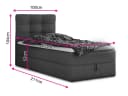 Sofnet Boxbett Best Mini mit Bettkasten und Bonell-Matratze Beige Bild 5
