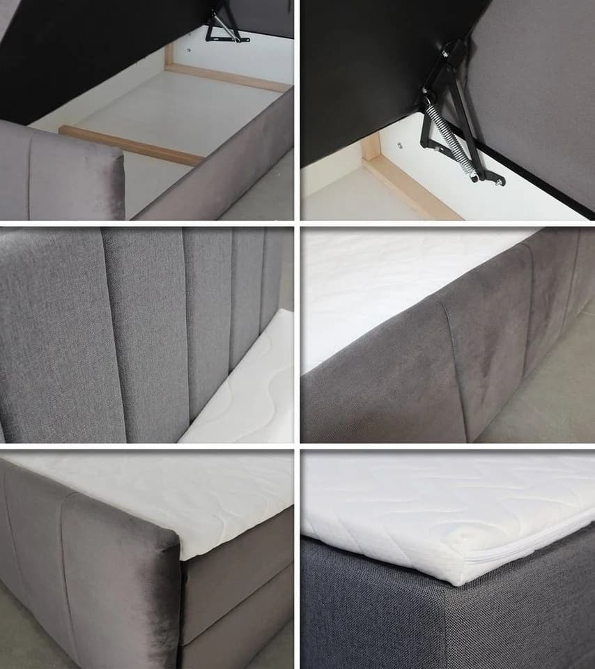 Sofnet Boxbett Star Lux mit Bettkästen und Bonnell-Matratze - Bild 4