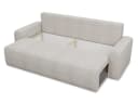 Sofnet Schlafsofa Spark mit Schlaffunktion und Bettkasten Grau Cordbezug Bild 4