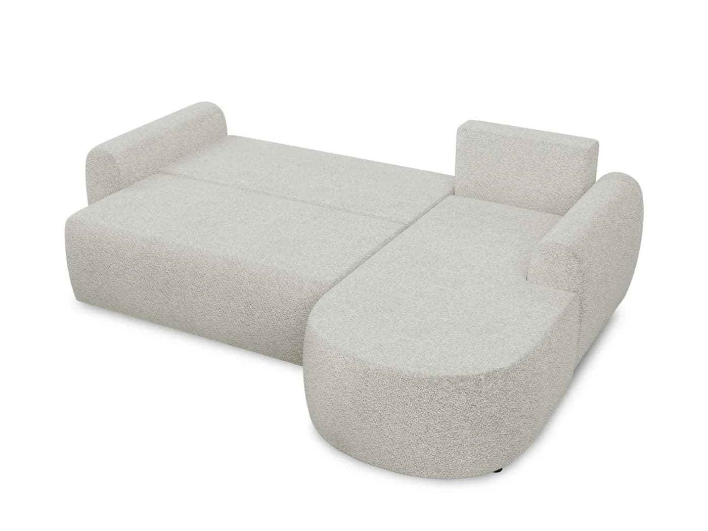 Sofnet Ecksofa Jazz L-Form mit Schlaffunktion Bouclé Coral - Bild 3