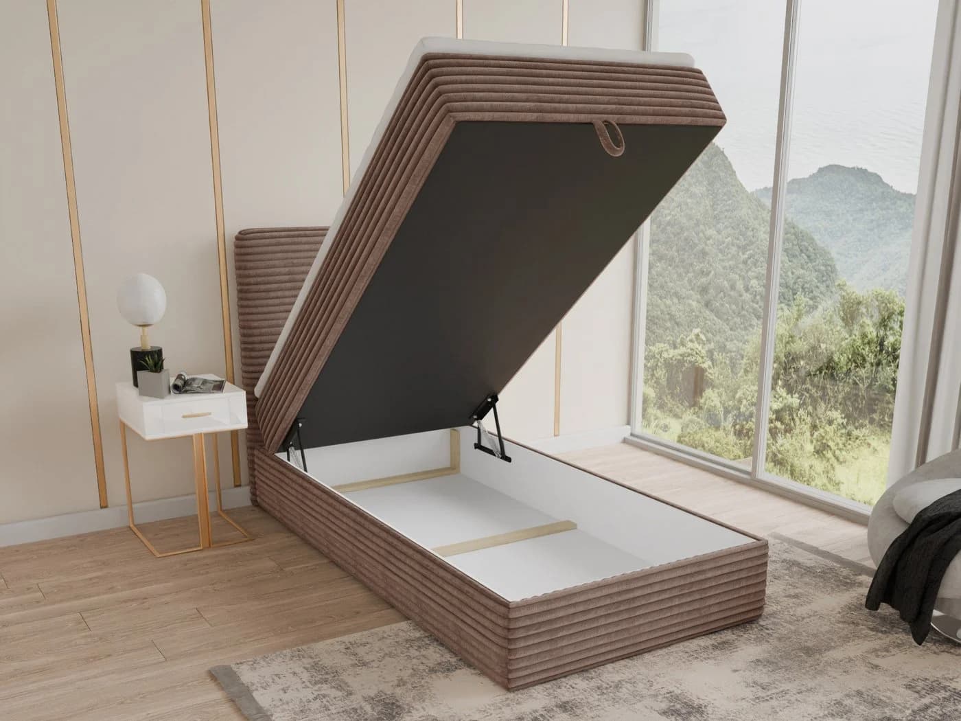 Sofnet Boxbett Mollo Mini mit Bettkasten und Bonell-Matratze - Bild 3