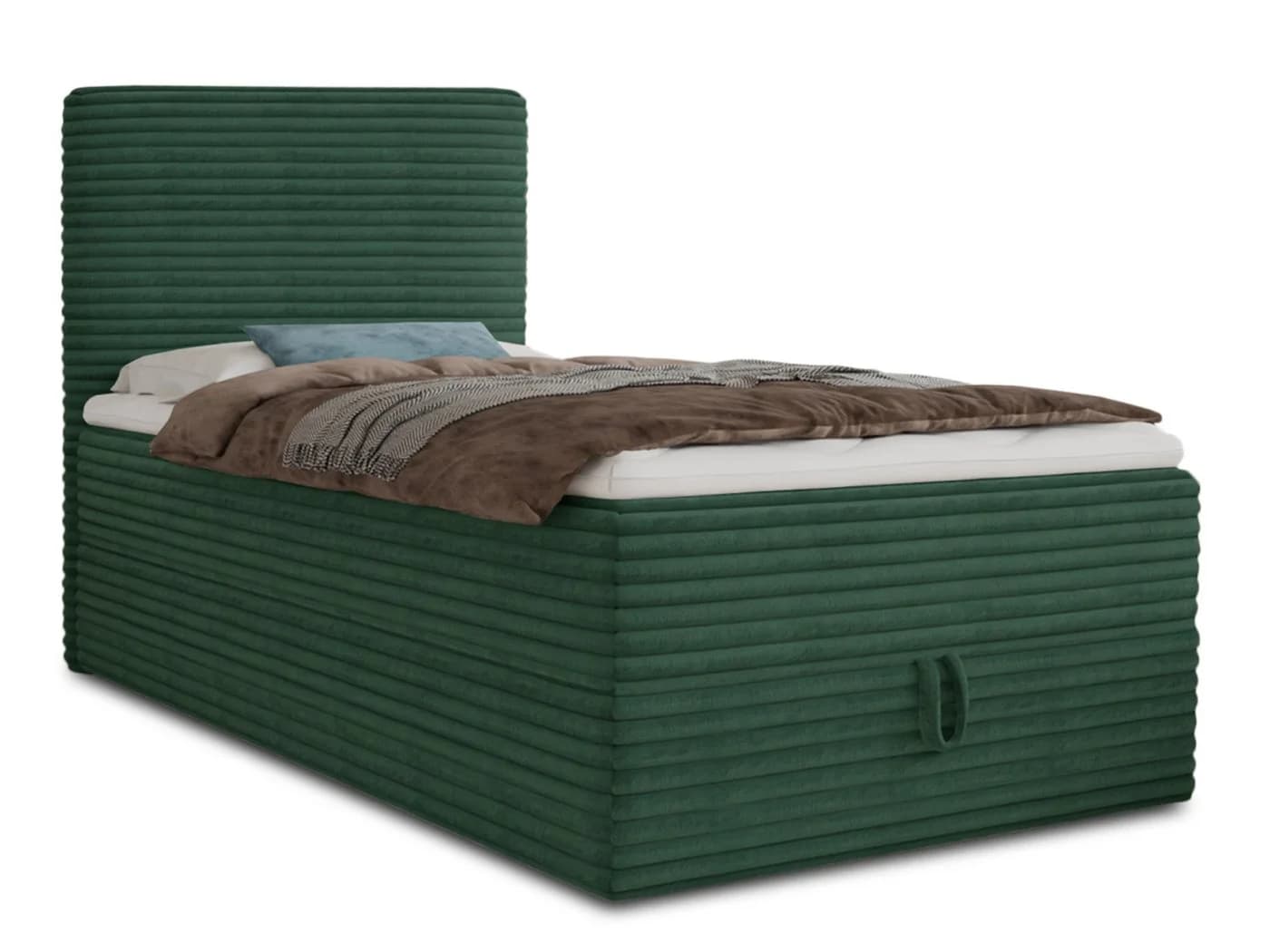 Sofnet Boxbett Mollo Mini Einzelbett Boxspring Cordstoff