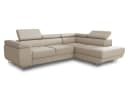 Sofnet Ecksofa Caris Cord mit Schlaffunktion und Bettkasten, Wohnlandschaft mit einstellbaren Kopfstützen Bild 1
