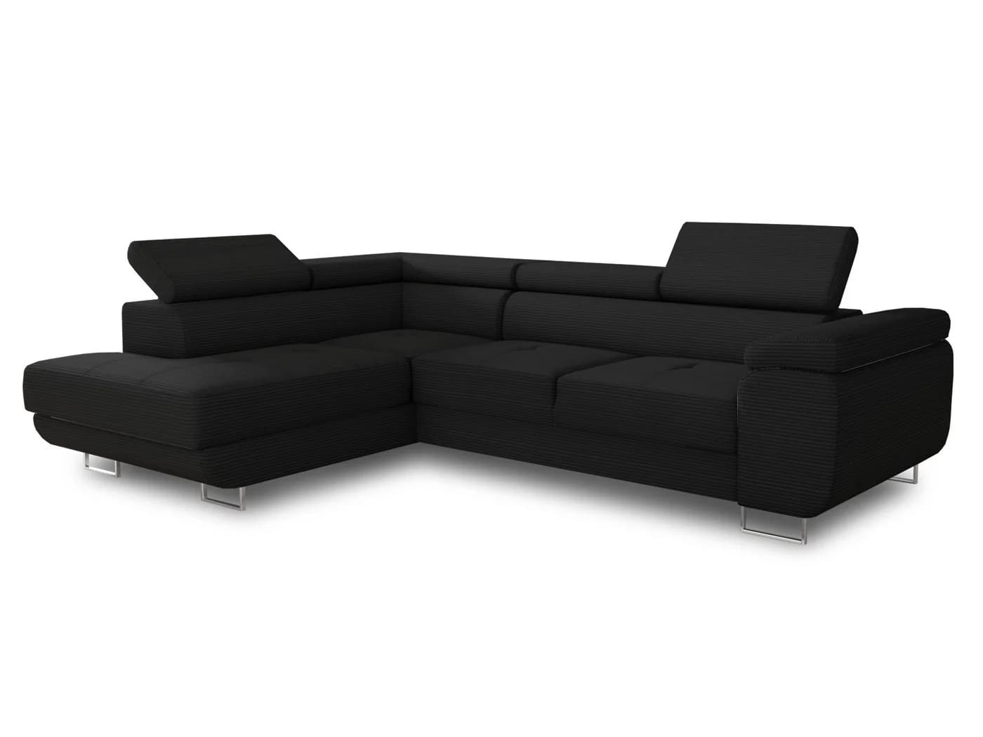 Sofnet Ecksofa Caris Cord mit Schlaffunktion und Bettkasten