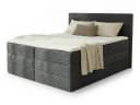 Sofnet Boxspringbett Mollo XL mit Bettkästen und Topper Grau Bild 1