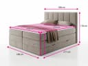 Sofnet Boxspringbett Star XL mit Bettkästen und Topper Bild 4